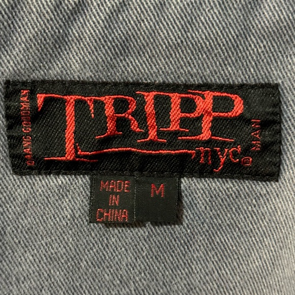 Tripp NYC Double-Breasted Gray Jacket Pea Coat Medium - Picture 2 of 12